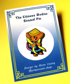 Chinese Zodiac Rat - Blue