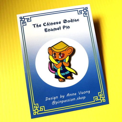 Chinese Zodiac Rat - Blue