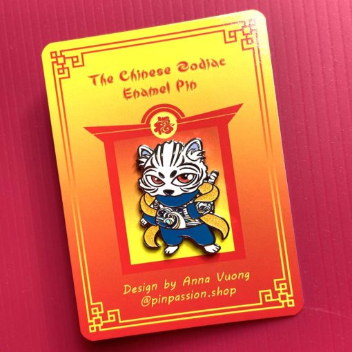 Chinese Zodiac Tiger - Blue